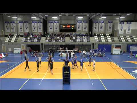 Eredivisie volleybalwedstrijd Samen.Lycurgus tegen Taurus op 16 oktober 2019 in Groningen