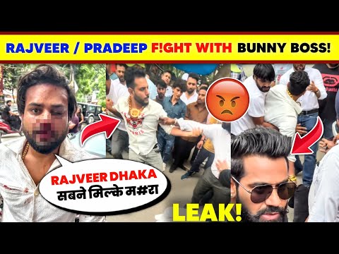 OMG!🤯 Rajveer Shishodia, Pradeep Dhaka & Aadi Nagar F!GHT With Bunny Boss😡| Pradeep Dhaka Vs Bunny