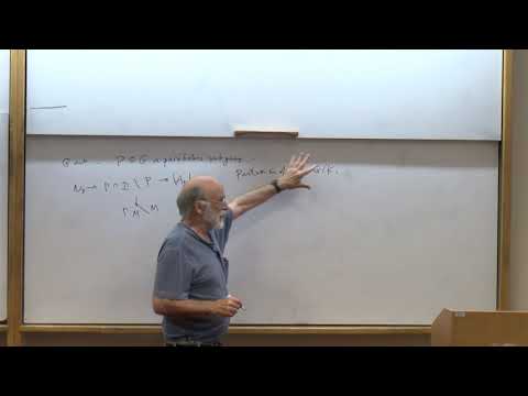 A conjectural theory of Eisenstein series - Bill Casselman (20.6.2017; Lecture 1 Part 1)