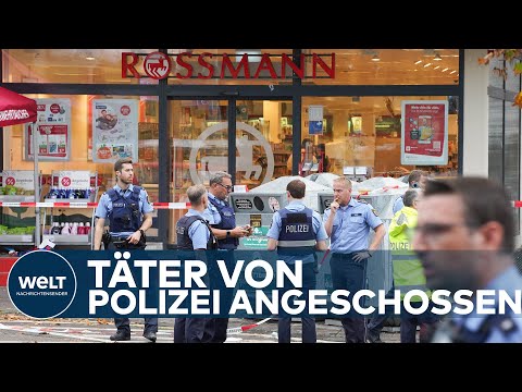BLUTBAD IN LUDWIGSHAFEN: Täter von Polizei angeschossen - Zwei Menschen sterben bei Messerangriff