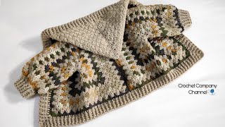 Crochet jacket for kids