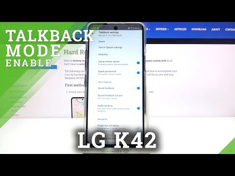 How to Activate TalkBack Feature in LG K42 – Turn On/Off TalkBack