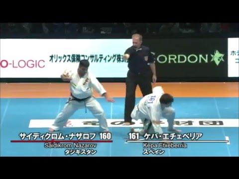 【新極真会】 The 11th World Karate Championship 1 round31 Saidikrom Nazarov vs Kepa Etxeberria
