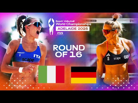 Gottardi/Orsi Toth, R. vs. Bock/Lippmann - Beach World Championships 2025 | Round of 16