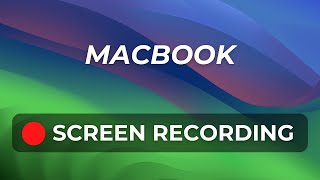 How to Screen Record on Mac? (MacOS Sonoma)