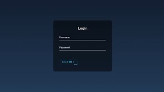 Creating a beautiful login Form using HTML CSS for beginners | Animated login Form | #js #css #html5