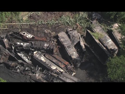 Norfolk Southern train derailment in Great Dismal Swamp