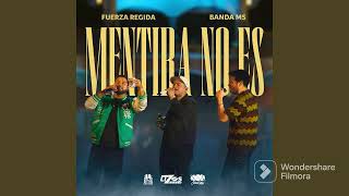 Mentira No Es - Banda MS ft. Fuerza Regida (audio Oficial)