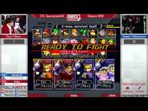 CFLS64 - Plup + Gravy (Red) vs Harriet + Drunk Sloth (Blue)