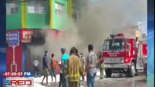 Fuego afecta gomera en San Pedro de Macorís