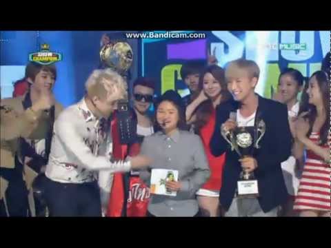 120710 Super Junior - Winner (1st 'Sexy, Free & Single' Win) @ MBC Show Champion