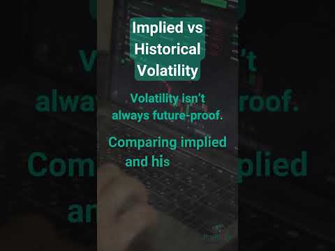 Implied vs Historical Volatility #shorts #short #shortvideo #trading