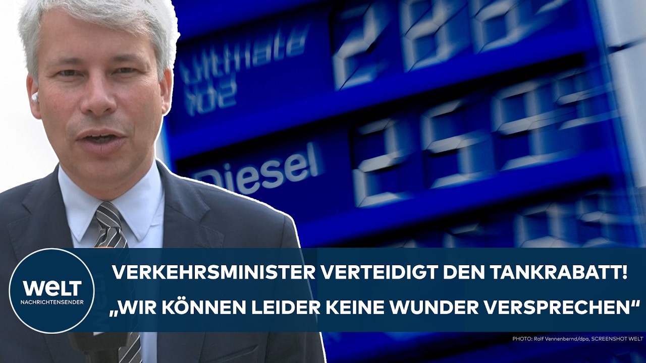 TANKRABATT: Verkehrsminister Bilger verteidigt Entlastung! "Wir können keine Wunder versprechen!"