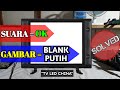 TV LED Blank Putih Polos