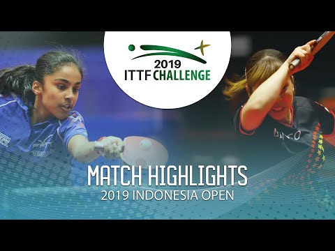 Prithika Pavade vs Moe Nomura | 2019 ITTF Indonesia Open Highlights (U21 R16)
