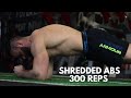 SHREDDED ABS Workout - 300 Reps Ab Challenge (Follow Along)