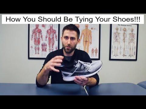 How You Should be Tying Your Shoes for Foot and Knee Pain!