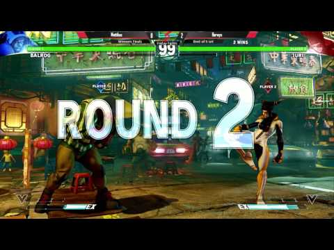 Red Line SFV Week 10 - Mattikus (Ryu /Balrog) Vs. Berwyn (Juri /Ibuki). Winners Finals.