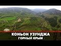 Крым каньон Узунджа Полёт над горным Крымом в каньоне Узунджа 