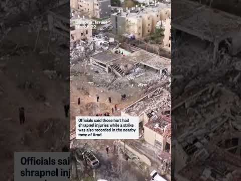 Iranian missile strikes building in Dimona, Israel