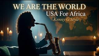 Download lagu We Are The World 🎷 USA For Africa | Kenny G Style Saxophone Relaxation mp3