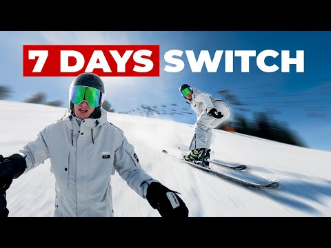 Skiing backwards in 7 days?! From beginner to pro?! - Improve Yourself #18