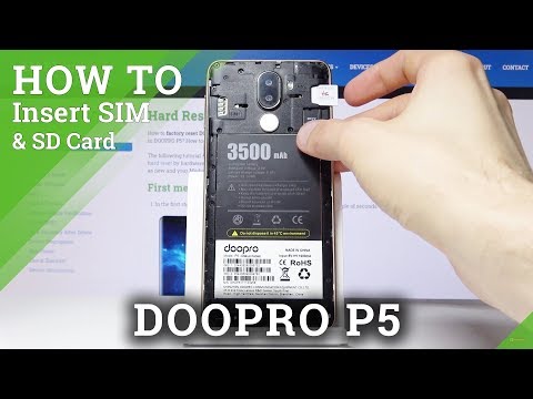 How to Insert Micro SIM & Micro SD Card in DOOPRO P5 – Install SIM & SD