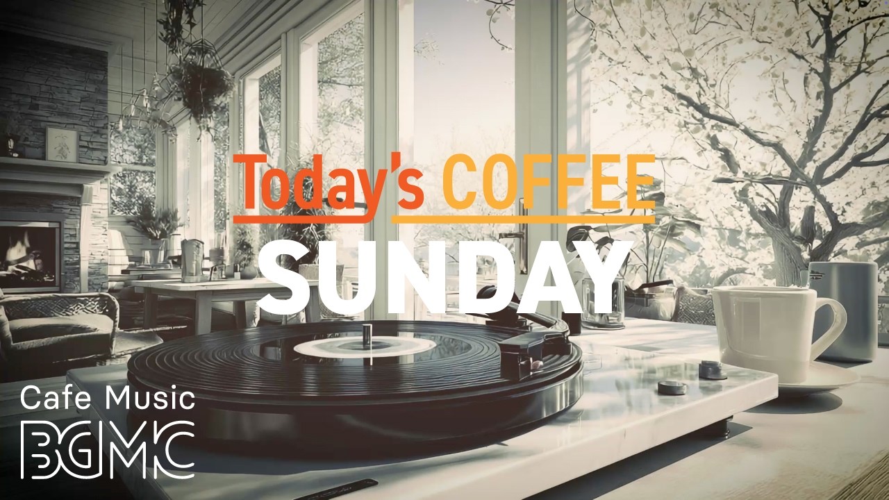SUNDAY COFFEE: Gentle Spring Café Jazz ☕ Peaceful Piano & Guitar Music for a Slow, Relaxing Day