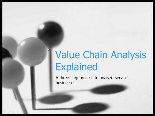 Value Chain Analysis Quality Service How to Conduct a Value Chain Analysis for Service Businesses in Three ...