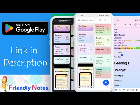 Friendly Notes - Color Notepad
