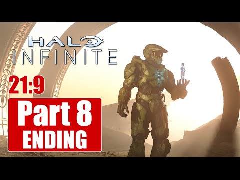 HALO INFINITE ENDING Gameplay Walkthrough Part 8 [PC 21:9 60FPS] - No Commentary