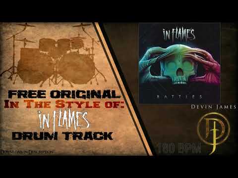 In Flames Styled Free Original Drum Track - 180 BPM (FREE DOWNLOAD)