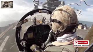 Carrier Pilots Takeoff & Land • Cockpit View