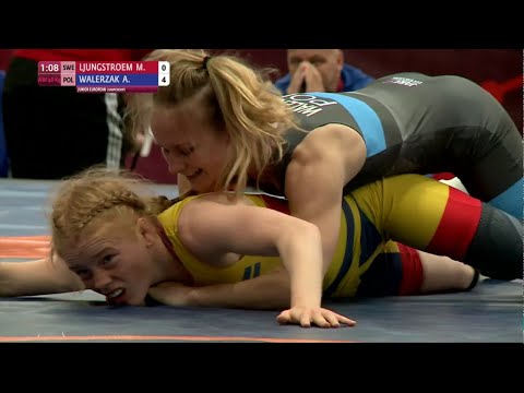 Qual. WW - 48 kg: A. WALERZAK (POL) df. M. LJUNGSTROEM (SWE) by TF, 10-0