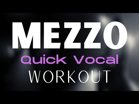 COMPLETE Daily Vocal Workout for Mezzo Singers