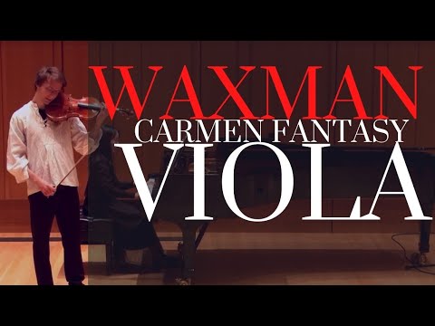 WAXMAN CARMEN FANTASY, VIOLA EDITION- Wilhelm Magner