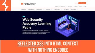 Download the video "Reflected XSS into HTML context with nothing encoded-PortSwigger Labs Solution"