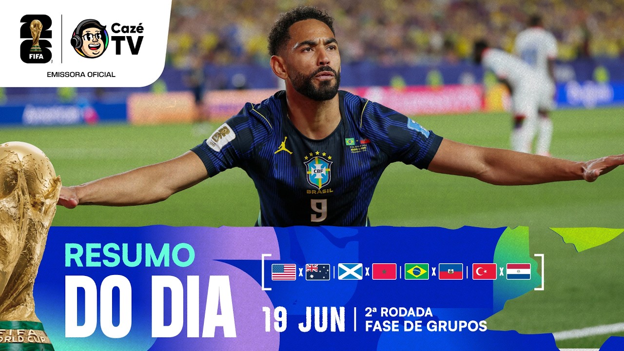 TUDO QUE ROLOU NO 9º DIA DE COPA DO MUNDO | RESUMO DO DIA - 19/06 | 2ª RODADA | FASE DE GRUPOS