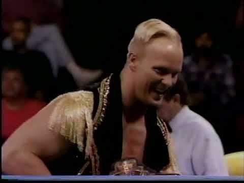 Stunning Steve Austin, Ravishing Rick Rude, and Ron Simmons vs Ric Flair, Sting, and The Boss