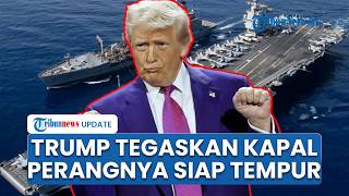 Tak Terima Diisukan Stok Senjata Menipis, Trump Pamer Amunisi Melimpah Kapal Perang Siap Tempur