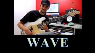 WAVE (Tom Jobim), instrumental no baixo - solo - bass - Music Maker 5