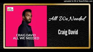 All We Needed - Craig David