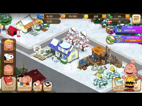SNOOPY'S Town Tale City Builder  Android-ios Gameplay-Android Games