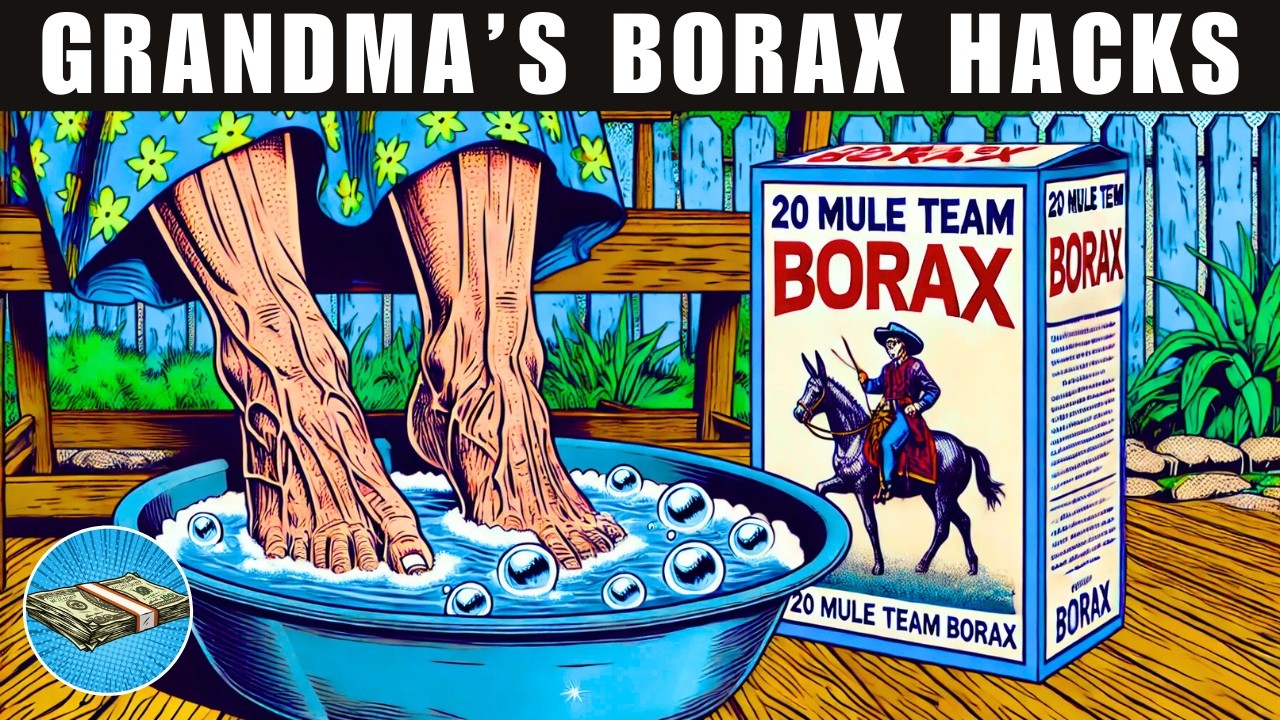 Grandma's 42 Borax Hacks that will BLOW YOUR MIND & MAKE LIFE EASIER!!!