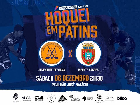 Juventude de Viana 🆚CI Sagres  2ª Divisão Nacional de Hóquei em Patins