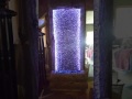Water Wall I Built DIY Floor To Ceiling Wall Fountain Nearly 8 Feet Tall Live Edge Wood Surround