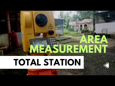 Area calculation using Total Station : Surveying practical