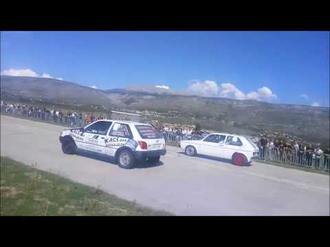 Ford Fiesta Turbo 300HP vs VW Golf 1 TURBO