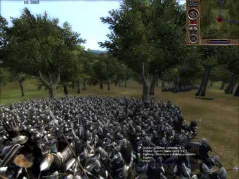 Third age total war: Sauron vs 1500 men of Gondor