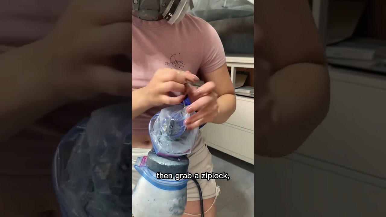 You’re gonna wanna remember this paint sprayer trick 😉 #diy #shorts #paintingtips  #paintsprayer